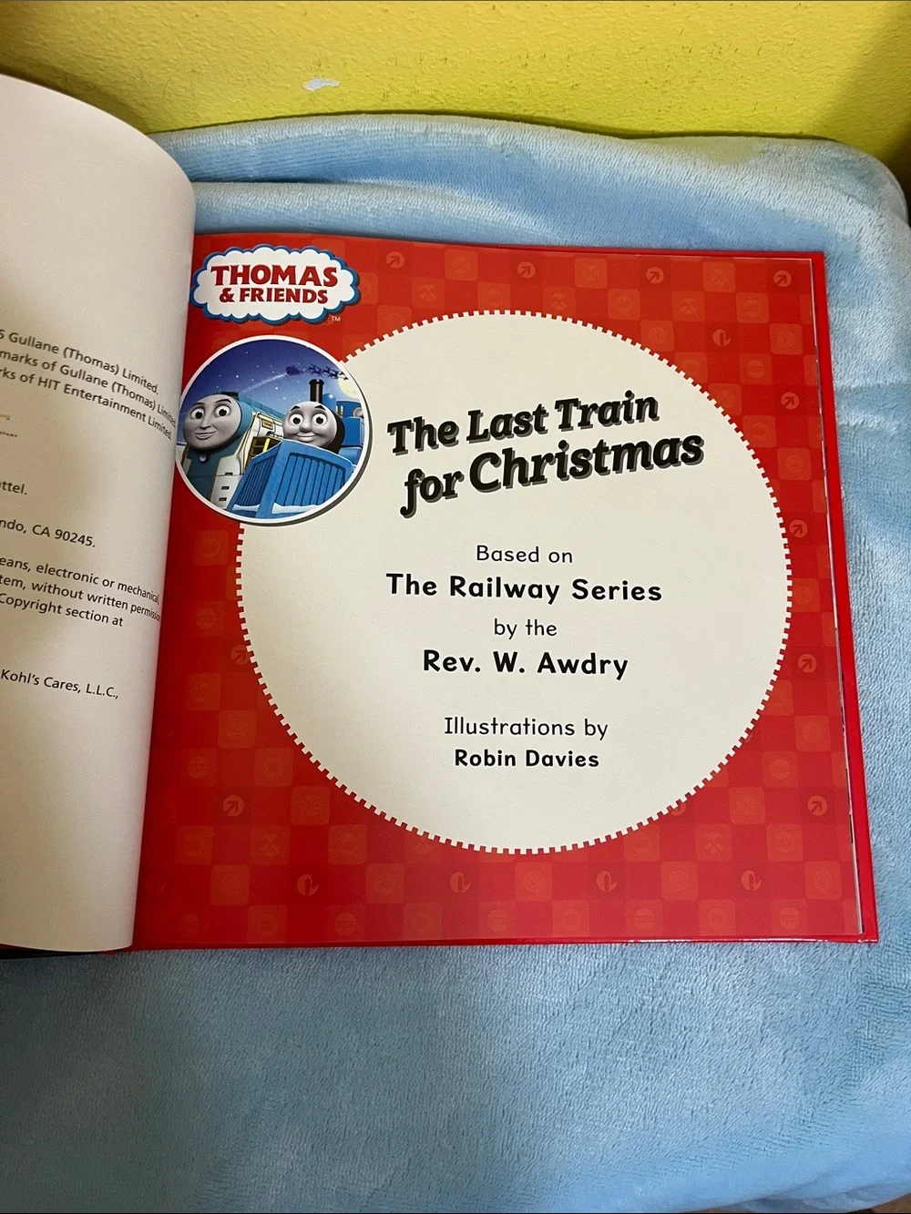 NEW Thomas & Friends The Last Train for Christmas Hardcover Book- KOHL'S CARES